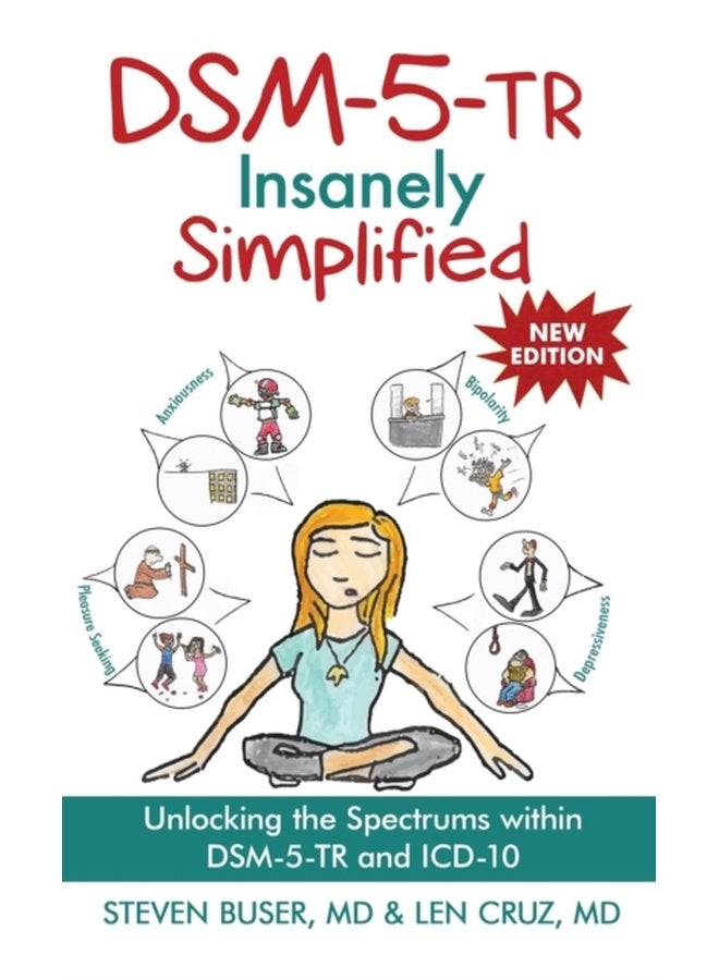 DSM 5 TR مبسط بشكل جنوني: فتح الطيف داخل DSM 5 TR و ICD 10 - غلاف صلب