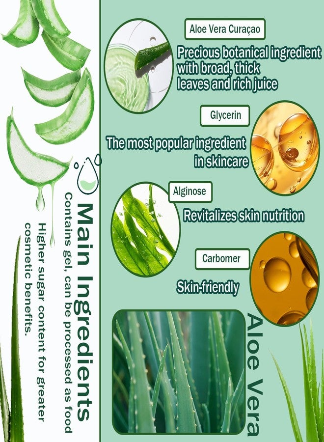 JunKuJK 99% Purity Aloe Vera Gel,260ml - Hydrating Aloe Vera Gel for Face and Skin,No Sticky Moisturizing Aloe Gel A - Image 4