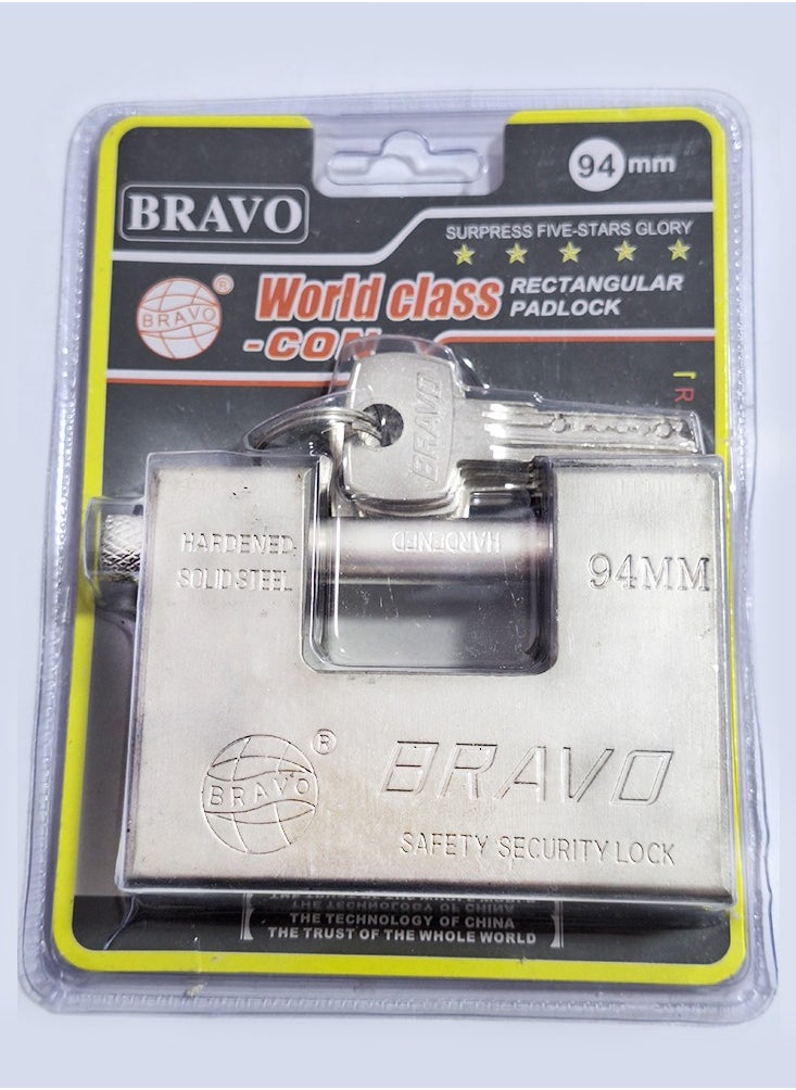 Bravo high quality lock is durable and safe. They come in different models, high security with 4 keys (94 mm) and others with different key numbers and sizes  - Image 2