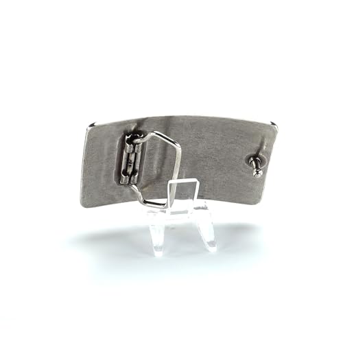 Ariat Rectangular Logo Buckle with Bright-Cut Filigree Swirls (3-3/8" x 2-1/8") - Image 4