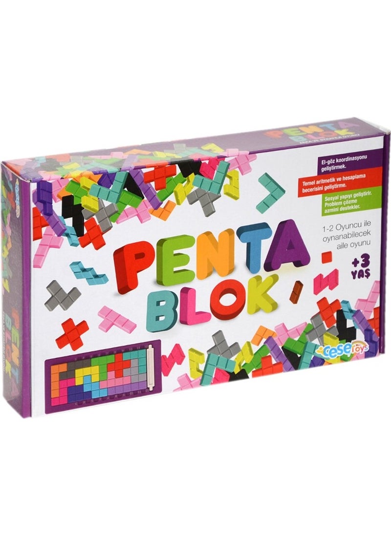 Can-Em Oyuncak - Cese Toy Penta Block Educational Tutorial Blocks - Image 1