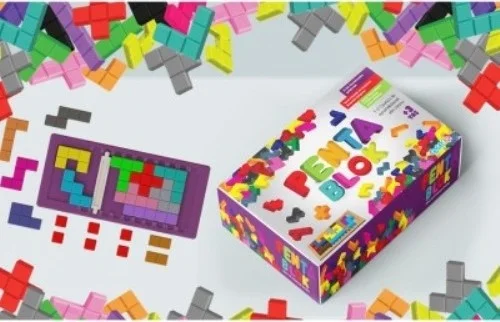 Can-Em Oyuncak Cese Toy Penta Block Educational Tutorial Blocks