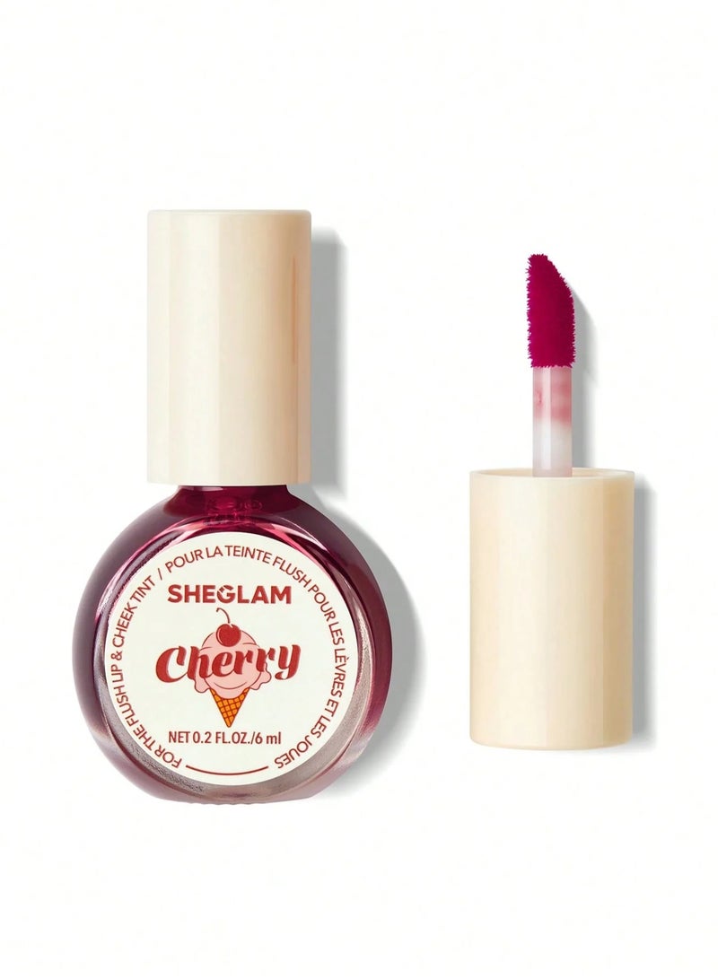 SHEGLAM For The Flush Lip & Cheek Tint Cherry Picked - Image 1