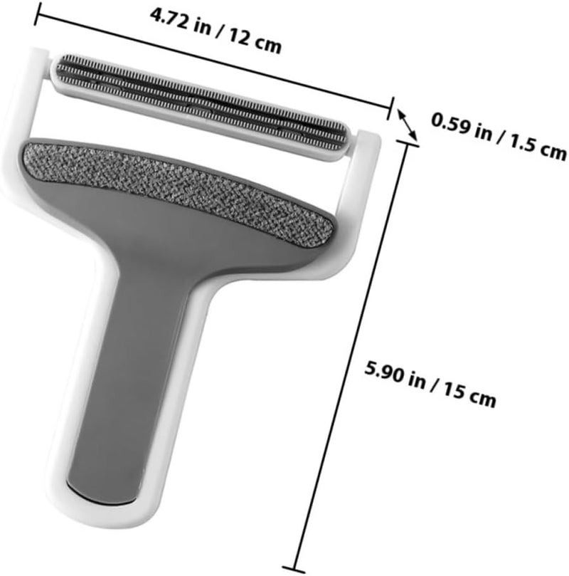 Pet Hair Remover Lint Brush for Clothes and Carpet, Handheld Fabric Defuzzer with Sturdy Bristles, Effective Dog Hair and Fuzz Cleaner for Sweaters and Upholstery - Image 2