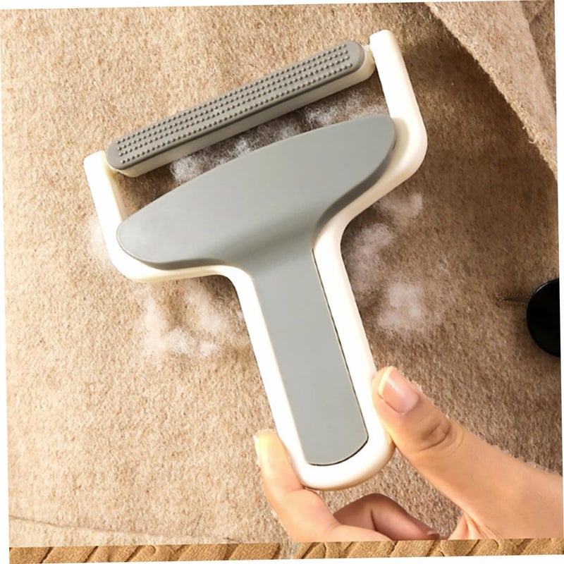 Pet Hair Remover Lint Brush for Clothes and Carpet, Handheld Fabric Defuzzer with Sturdy Bristles, Effective Dog Hair and Fuzz Cleaner for Sweaters and Upholstery - Image 5
