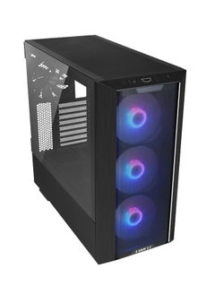 Lancool III Mesh RGB E-ATX Mid Tower Modular Chassis, 8 Expansion Slots, Tempered Glass Panel, Up To 360mm Fan Support, Equipped With 4x 140 PWM Fans, USB Type C, Black , G99.LAN3RX.00