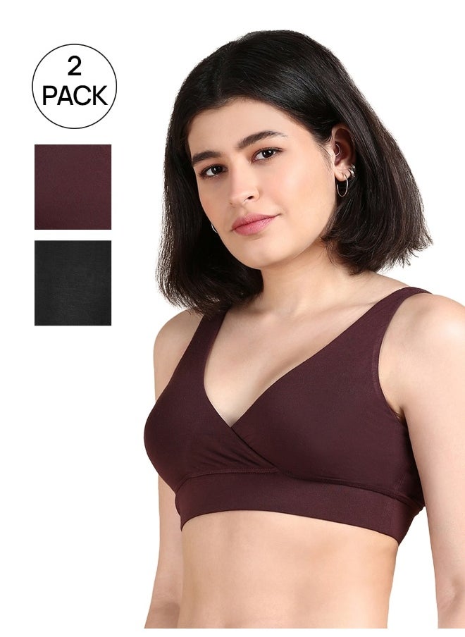 andCircus Padded Plunge Bra(Pack of 2)  - Image 1