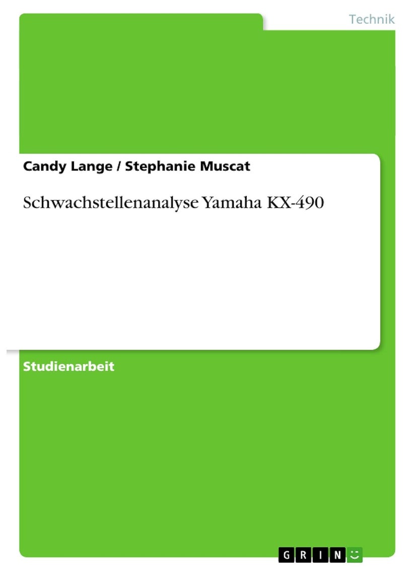 Schwachstellenanalyse Yamaha KX-490 