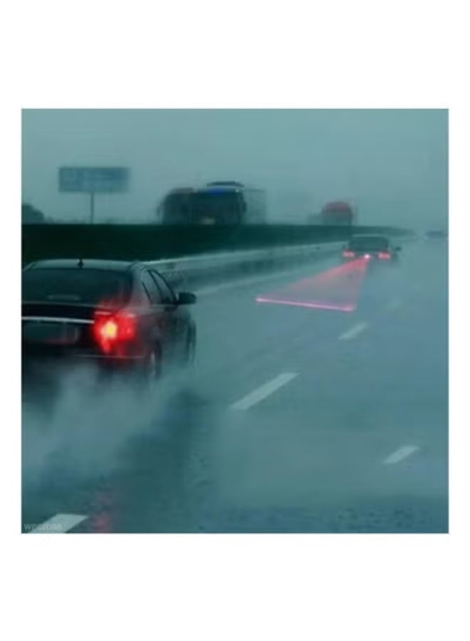 AROAQ 1PC Car Auto LED Laser Fog Light Vehicle Anti-Collision Taillight Brake Warning Lamp Car Parking Brake Light Tail Warning Bulb - Image 4