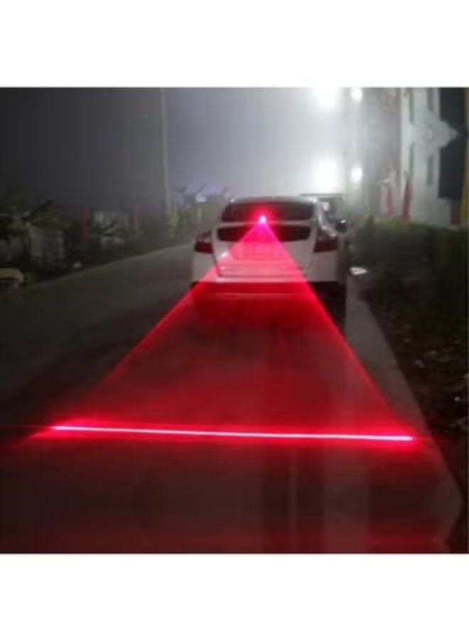 AROAQ 1PC Car Auto LED Laser Fog Light Vehicle Anti-Collision Taillight Brake Warning Lamp Car Parking Brake Light Tail Warning Bulb - Image 1