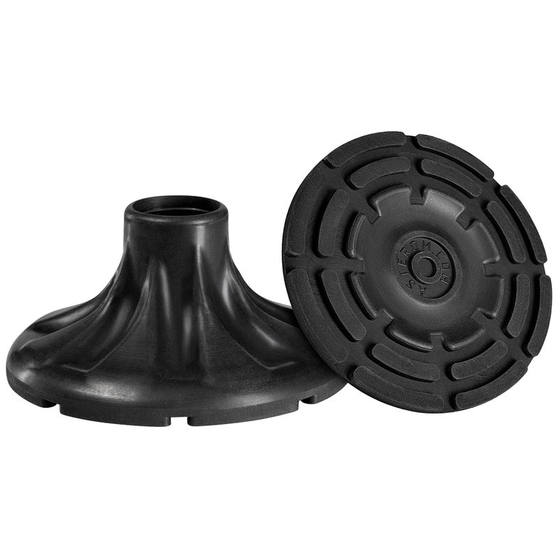 Asterom Cane Tips 78 Inch Compatible with Asterom Wooden Canes Heavy Duty Wide Base All Terrain Rubber Cane Tips Replacement Cane Tip Pack of 2