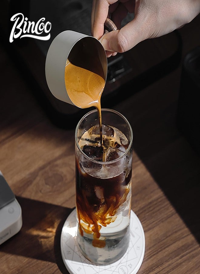 Bincoo Espresso Measuring Cup 90ml/3oz- Stainless Steel Coffee Dosing Cup with Handle & Scale,Perfect for Espresso Extraction & Coffee Beans, Barista Accessories for Coffee Lovers - Image 4