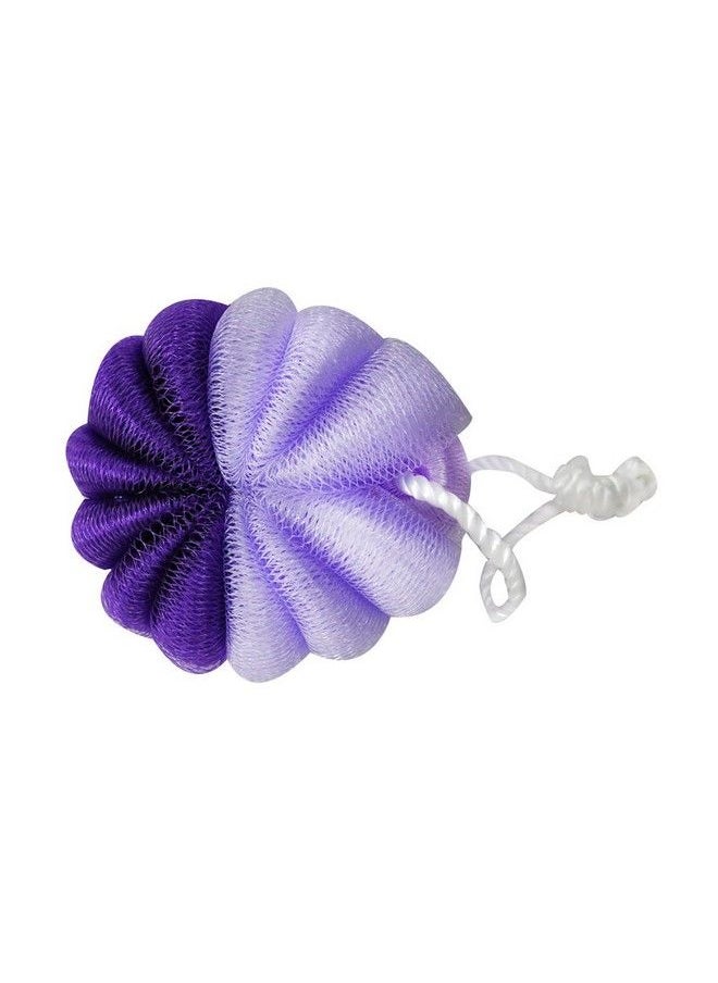 EZ Life - 5 Pcs Spa Bath Hamper Set Purple Loofah Scrubber Brush Pumice Stone & Napkin - Image 1