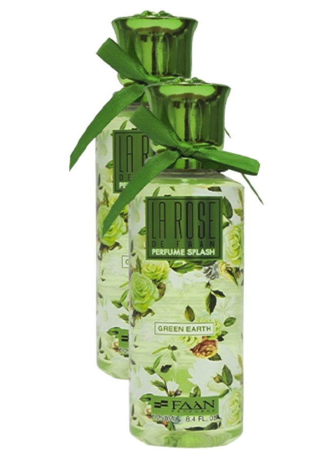 لا روز 2 قطع معطر الجسم دي فان جرين إيرث 250 مل - Image 1