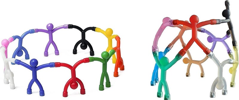 MAGMEN Magnetic Toy Figures 20Pack  Mixed Colors  Best Value Family Set  Neodymium Magnets  ScreenFree STEM Building Toy for Kids Ages 312  BPAFree  Travel Fidget  Sensory Toy - Image 2