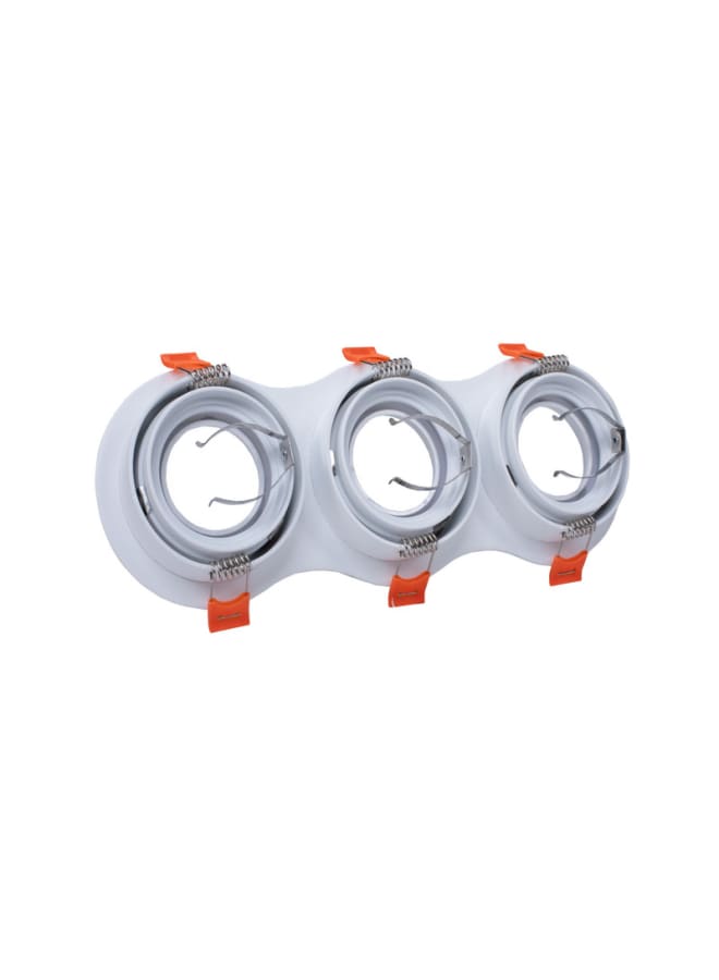 جني لايت سبوت فارغ ببيت نور 3 عين اكرليك مدور ابيض جنى لايت JN439 - Image 3