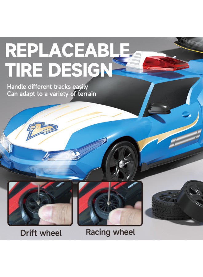 High-Speed Remote Control Car Drift Model Four-Wheel Drive Racing Car Toy With Lights Rechargeable Children Educational Toy-Color:High Speed Drift Vehicle [Yellow Sboru-Sealed Box]]  - Image 4