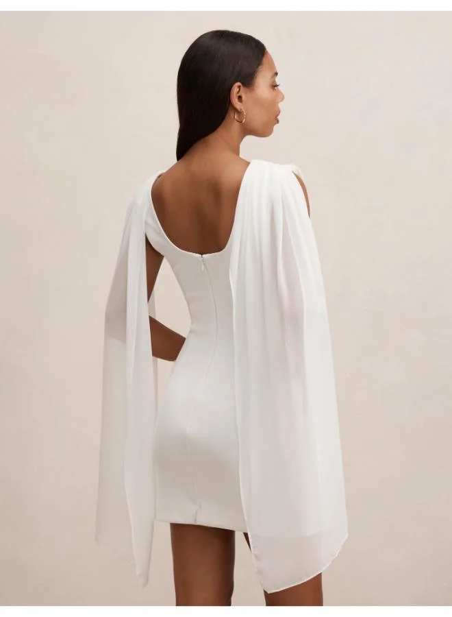 فورايفر نيو Bowie Mini Dress With Shawl