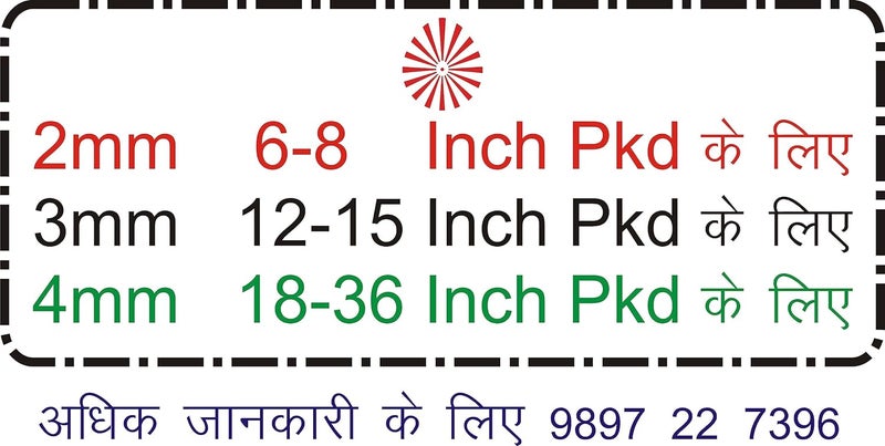 ACGL ASPL (4MM) Original Hand Batch Coding and Date Printing Machine on Plastic Pouch Bag and Label A@ (4MM) - Image 2