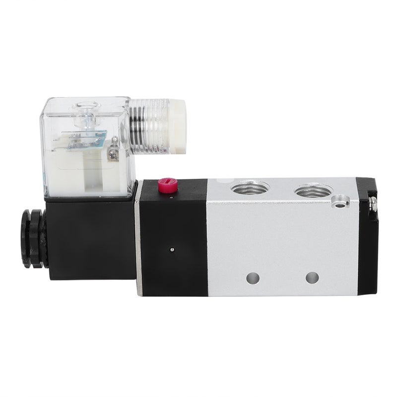 2 Position 5 Way Aluminum Alloy Pneumatic Solenoid Valve Pneumatic Piping Equipment (220V) - Image 4