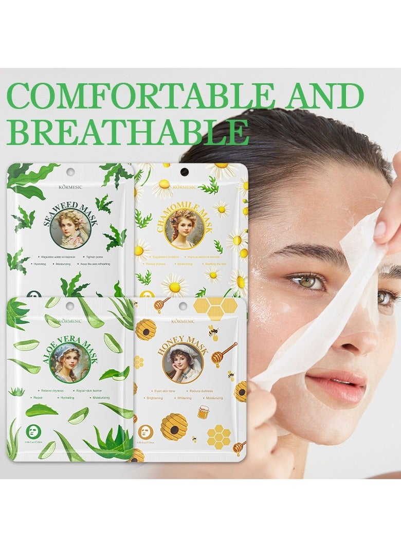 Kormesic 5pcs Black Algae Mask 25ml - Detoxifying & Rejuvenating - Image 5