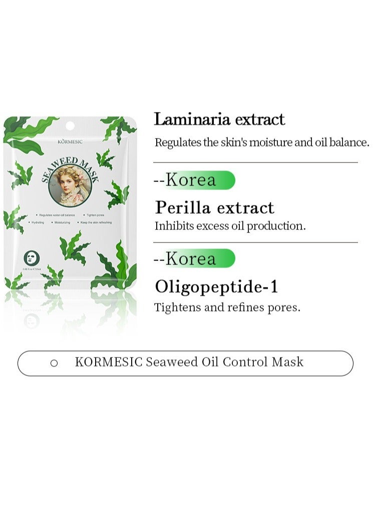 Kormesic 5pcs Black Algae Mask 25ml - Detoxifying & Rejuvenating - Image 2