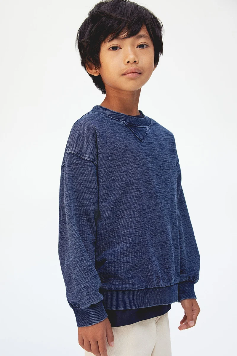 اتش اند ام سويت شيرت بياقة دائرية