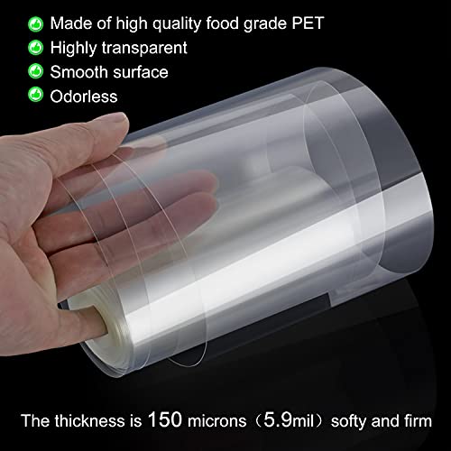 Ailaxq Cake Collars 6.3 x 394inch (5.9 mil thick) Transparent Acetate Sheets Rolls for Baking Surrounding Edge Decorating - Image 4