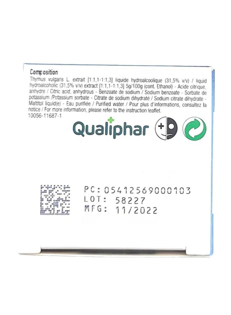 Qualiphar Toularynx Thym Cough Syrup 180ml - Image 2