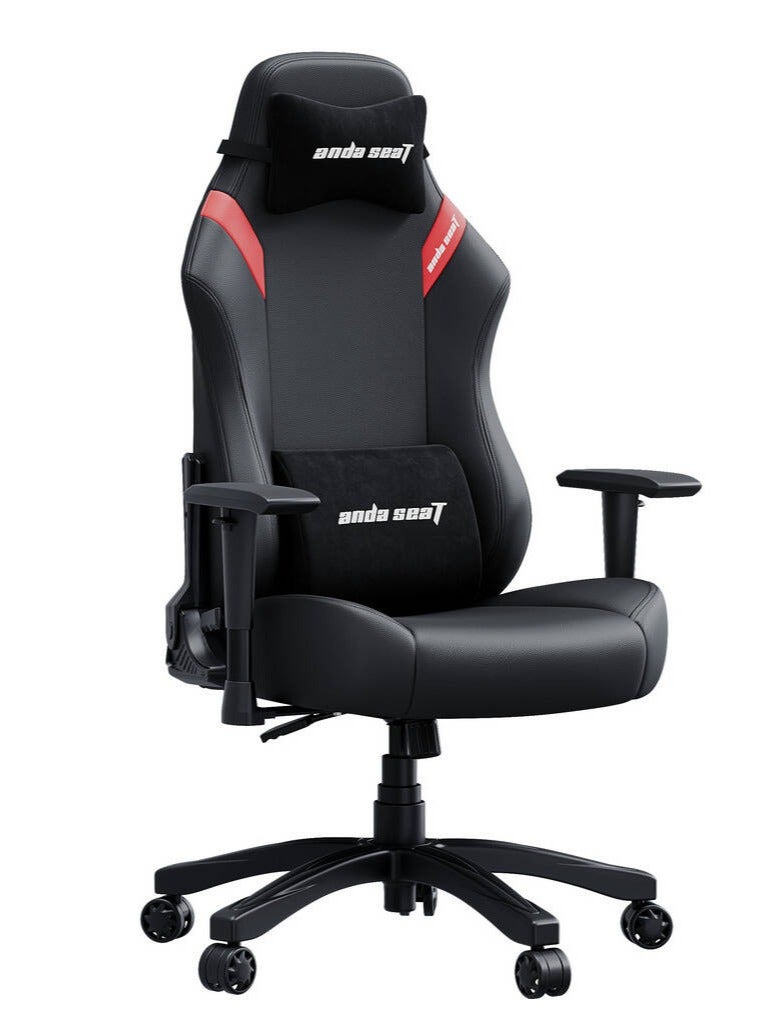 Anda Seat AndaSeat Luna Series Gaming Chair, Premium Breathable PVC Leather, Black / Red | AD18-44-BR-PV - Image 2