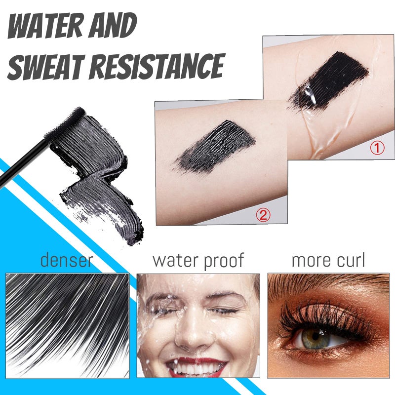 dootdott Mascara for Older Women 60 Plus, Mascara for Seniors with Thinning Lashes, Hypoallergenic Sensitive Eyes, Black Volume and Length, Waterproof Smudge Proof - Image 4