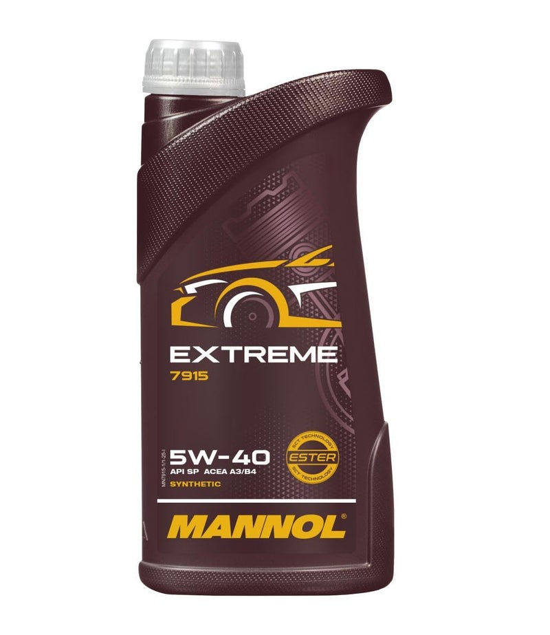 MANNOL 7915 EXTREME (1L) SAE 5W-40 ACEA A3/B4 JASO MA2 API SP ESTER CONTAINING SYNTHETIC ENGINE OIL FOR PETROL AND DIESEL ENGINES OF CARS IMPORTED FROM GERMANY (1, 1L) - Image 4