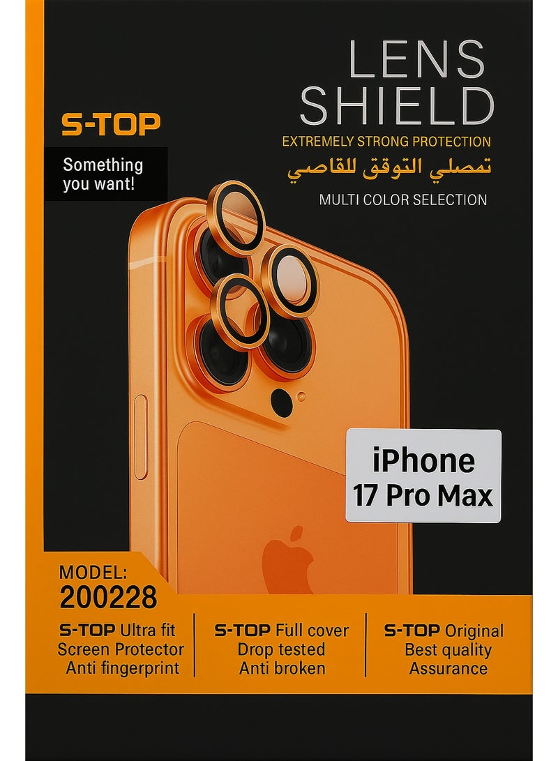 S-TOP Lens Shield for iPhone 17 Pro / 17 Pro Max - Image 1