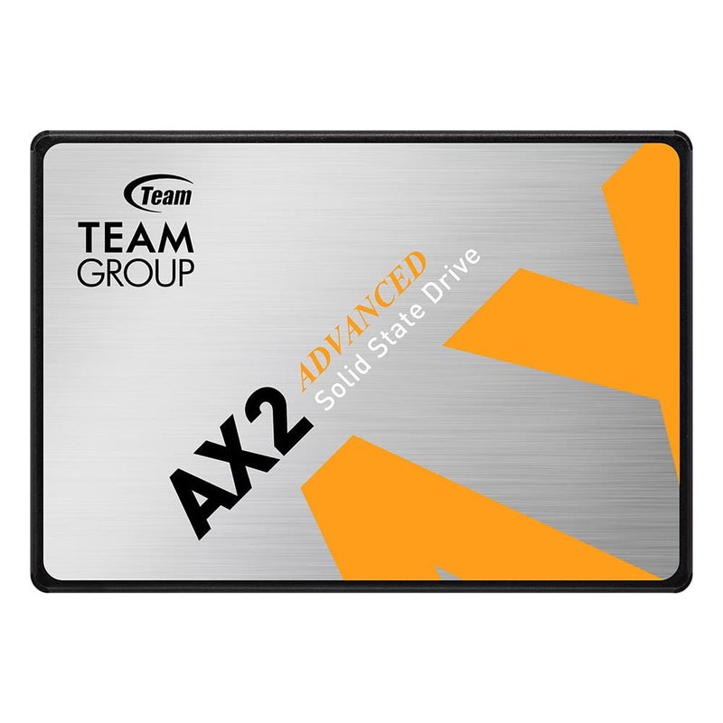 TEAMGROUP AX2 512GB 3D NAND TLC 2.5 بوصة SATA III قرص صلب داخلي SSD (سرعة القراءة تصل إلى 540 ميجابايت/ثانية) متوافق مع اللابتوب وكمبيوتر سطح المكتب T253A3512G0C101 - Image 1