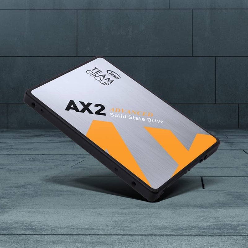 TEAMGROUP AX2 512GB 3D NAND TLC 2.5 بوصة SATA III قرص صلب داخلي SSD (سرعة القراءة تصل إلى 540 ميجابايت/ثانية) متوافق مع اللابتوب وكمبيوتر سطح المكتب T253A3512G0C101 - Image 3