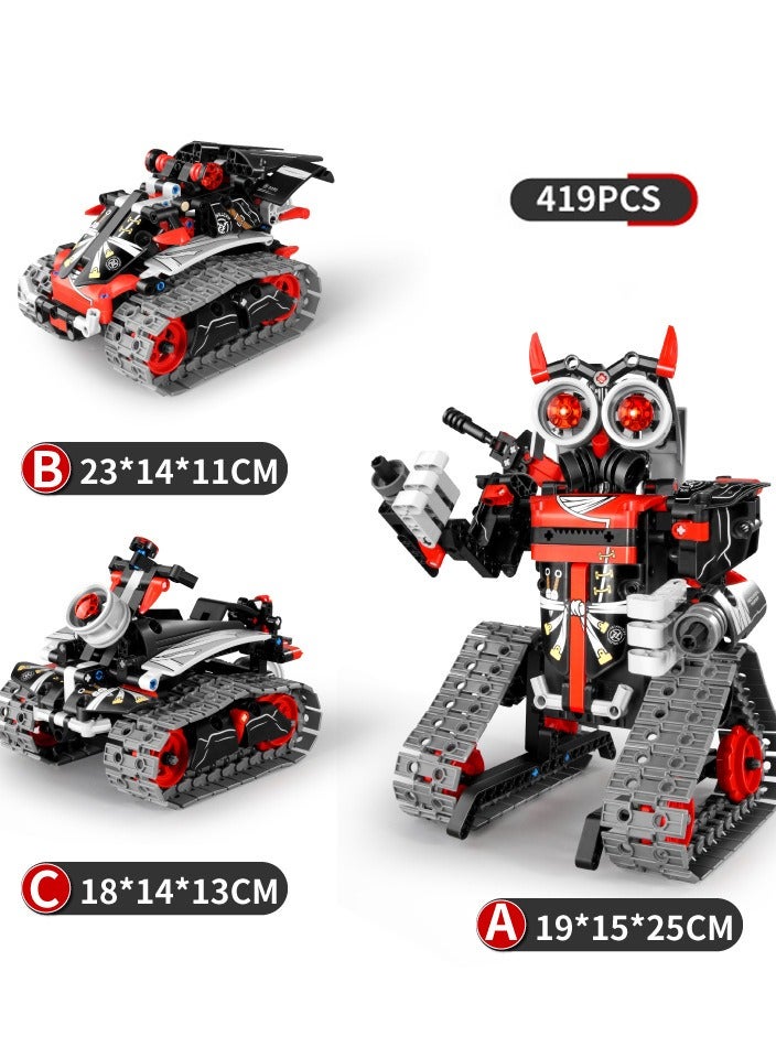 KASTWAVE Intelligent Assembly of Building Block Robot Toys, Engage Young Minds with Robot Building Toy, APP/Remote Control Battle Robot /Robot Kit for 8-14 Year Olds and Ideal Birthday Gift (Red Battle) - Image 3