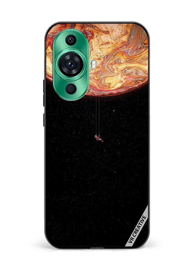 VR CREATIVE Protective Case Cover For Huawei nova 11 Ultra Black Galaxy Design Multicolour - Image 1