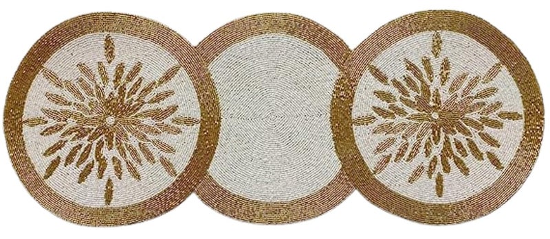 AIVIK Premium Handcraf Beautiful Beaded Table Runner Craftsmanship 13 36 Inch BR006 - Image 5