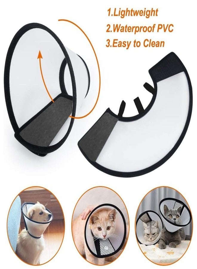 Berlin's PET ACCESSORIES Berlin's Adjustable Cat Cone for Kitten Size 2 Small Plastic E-Collar Protective Collar for After Surgery Anti-Bite Lick Wound Healing Safety Pet Recovery Collar in White Medium 2No. - Image 3