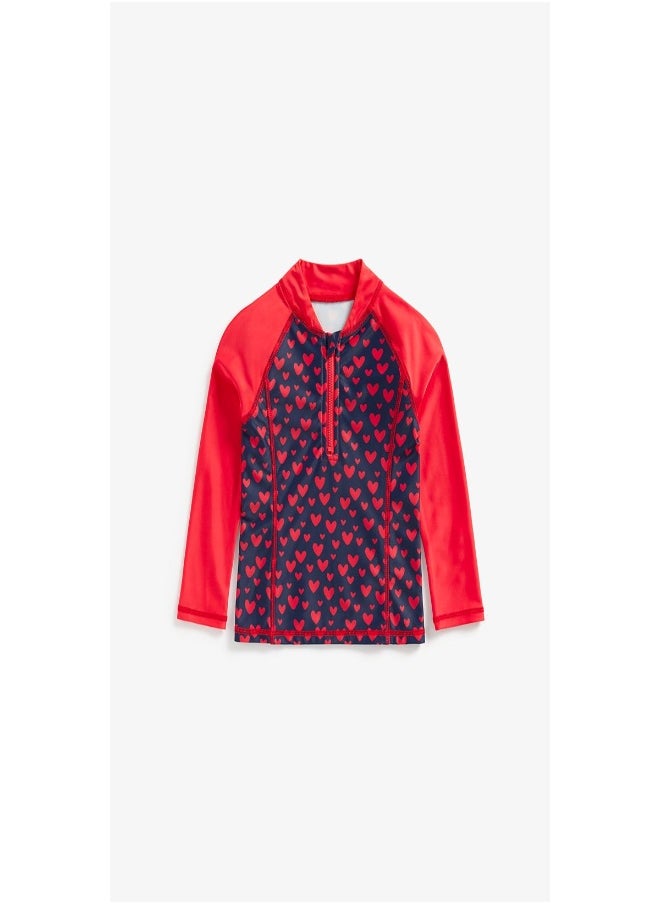 mothercare - Heart Rash Top and Shorts Set - Image 1