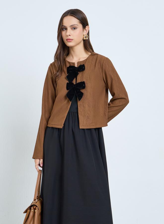 Take Two Bow Front Cardigan and Maxi Dress Co-ords - Image 3