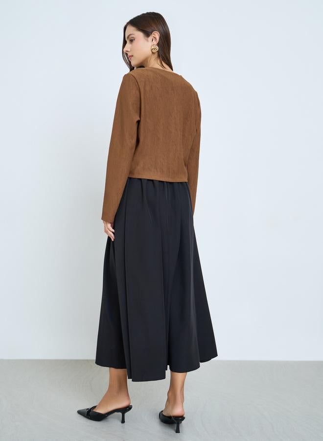 Take Two Bow Front Cardigan and Maxi Dress Co-ords - Image 5