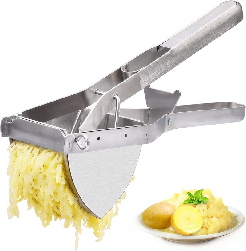 CUGLB Potato Ricer, Stainless Steel Professional Ricer for Mashed Vegetables and Kitchen Tool, Mash Potato Masher for Creamy Mashed Vegetables - Image 1