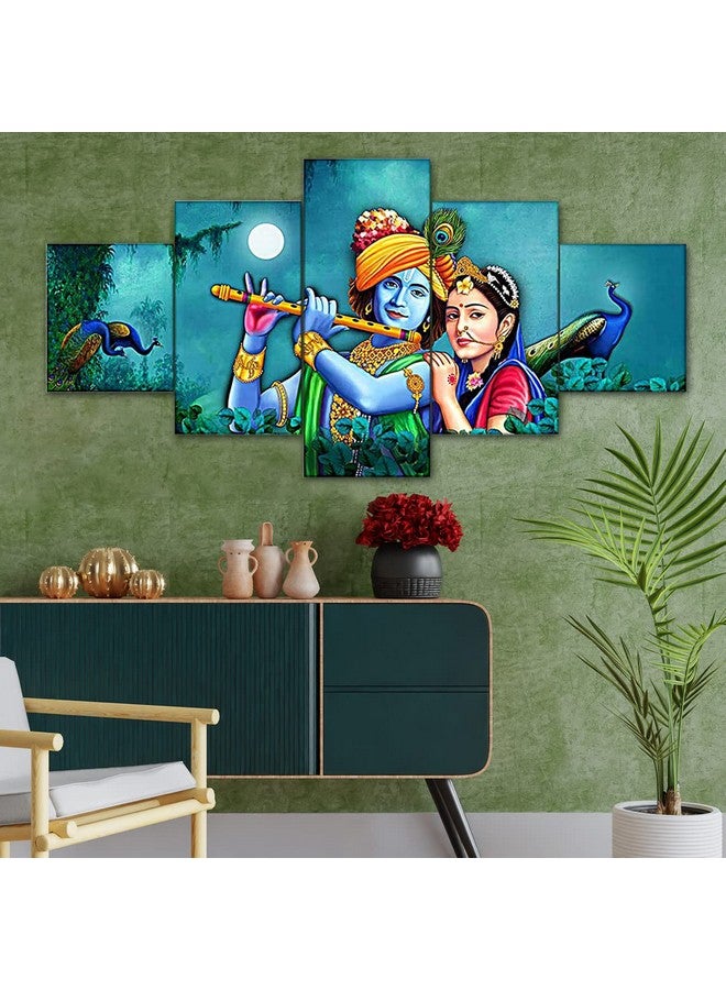 perpetual Paintings for Wall Decoration - Set Of 5, 3d Scenery Wall Painting for Living Room Large Size with Frames for Wall Decor and Home Decoration, Hotel, Office (125 CM X 60 CM) K8V - Image 2