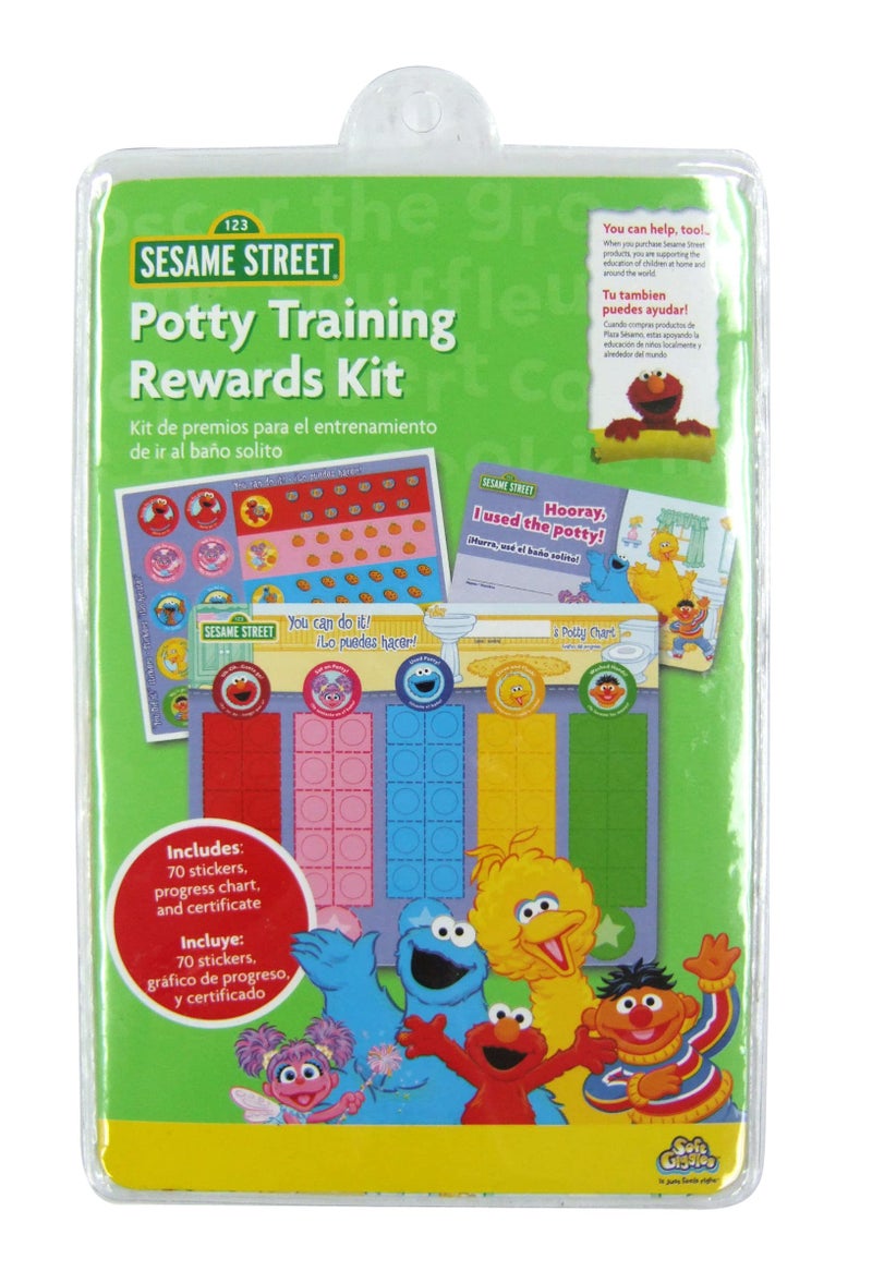 Ginsey Sesame Street Potty Training Rewards Kit, Promote Good Potty Habits - Image 1