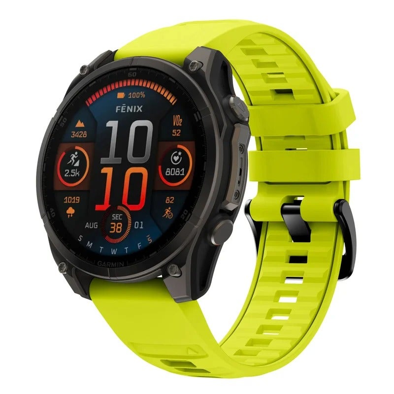 Original Sport Waterproof Silicone Replacement Watch Band Strap for Garmin Fenix 8 (WB1130T) - Image 2
