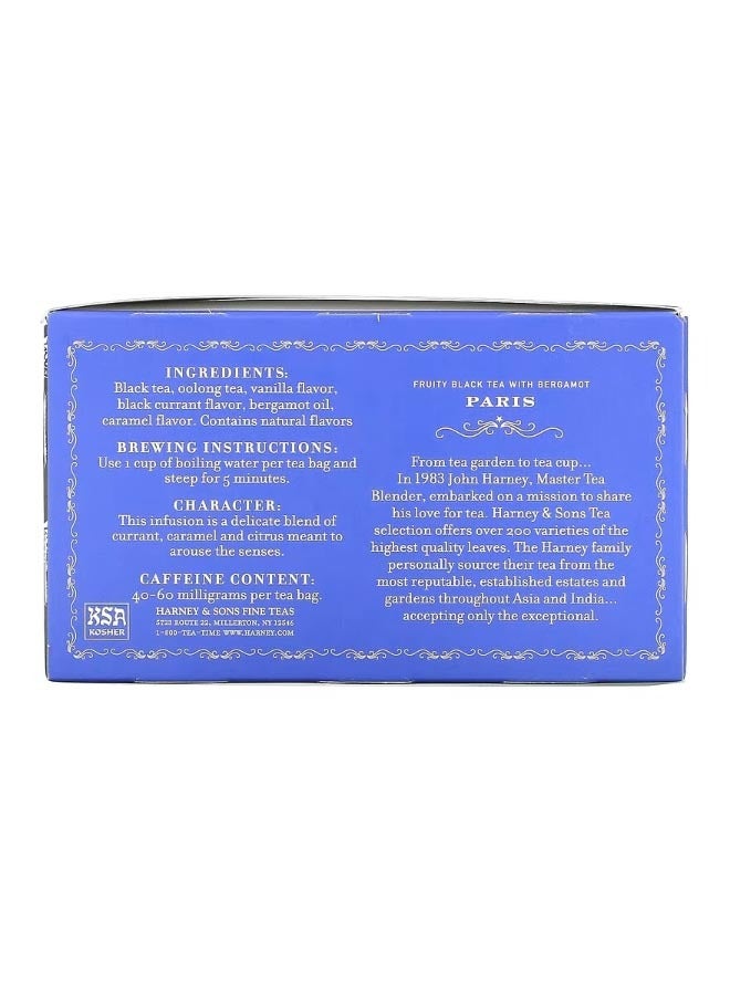 هارني آند سونز Paris Fruity Black Tea with Bergamot 50 Tea Bags 3.17 oz 90 g - Image 2