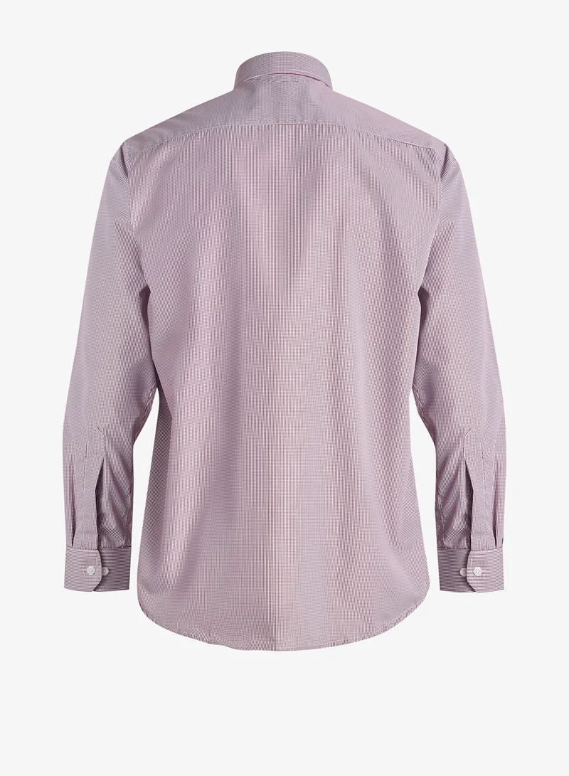 روبرت وود قميص رسمي بنقشة مربعات صغيرة