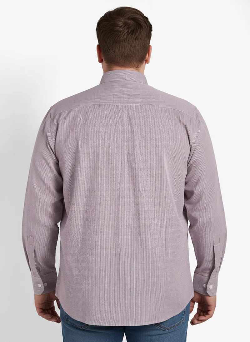 Robert Wood  Tiny Check Formal Shirt for Men | Best Price UAE