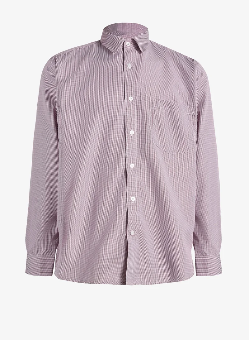 Robert Wood  Tiny Check Formal Shirt for Men | Best Price UAE